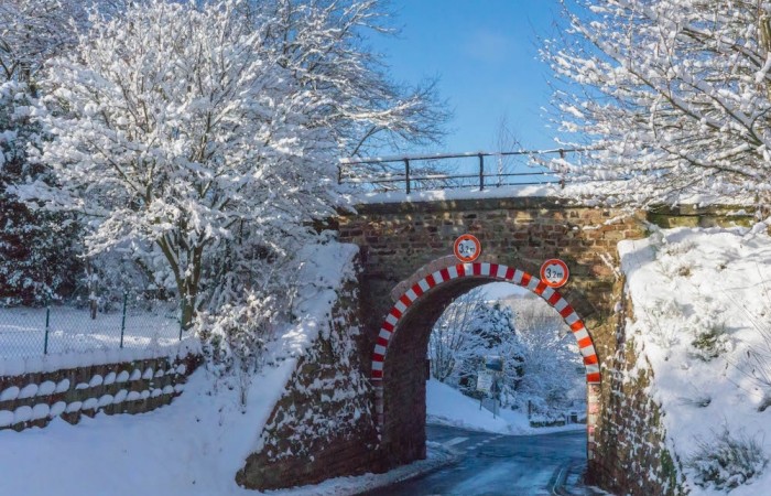 Bahnunterführung in Hoxel